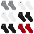 Red, White & Black Jordan Logo Socks ( 6-Pack ), 1, hi-res
