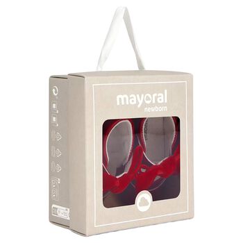 Baby Red Bow Leather Pre Walker Shoes