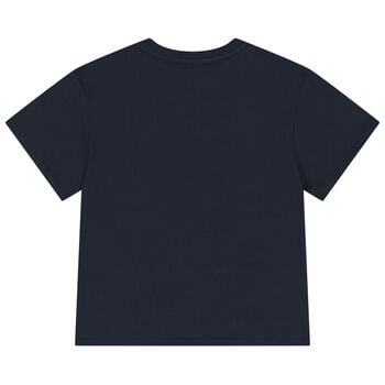 Navy Blue Tiger Logo T-Shirt