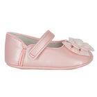 Baby Girls Pink Flower Pre Walker Shoes, 3, hi-res