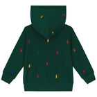 Baby Boys Green Logo Tracksuit, 1, hi-res