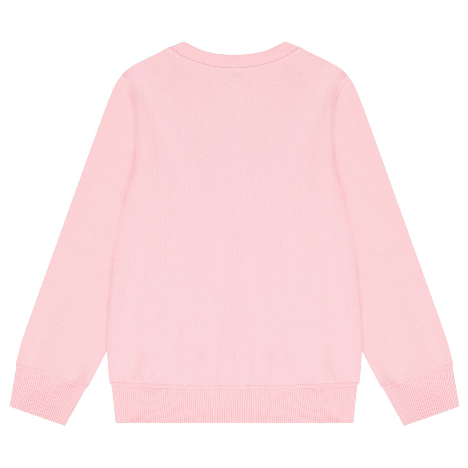 Girls Pink Teddy Bear Logo Sweatshirt, 1, hi-res image number null