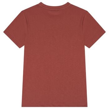 Boys Mini Me Red Logo T-Shirt