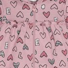 Baby Girls Ivory & Pink 3 Piece Tracksuit, 1, hi-res