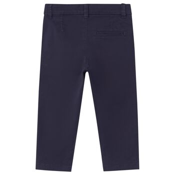 Younger Boys Navy Blue Chino Trousers