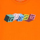 Boys Orange Logo T-Shirt, 1, hi-res