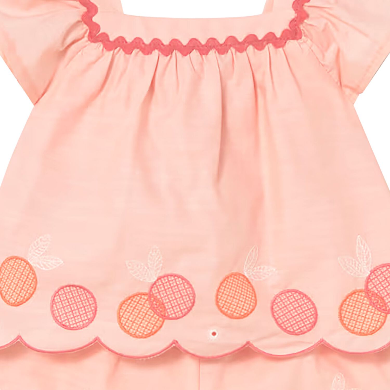 Younger Girls Coral Shorts Set, 1, hi-res