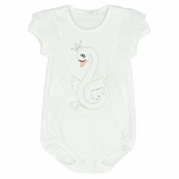 Baby Girls Ivory Swan Shortie