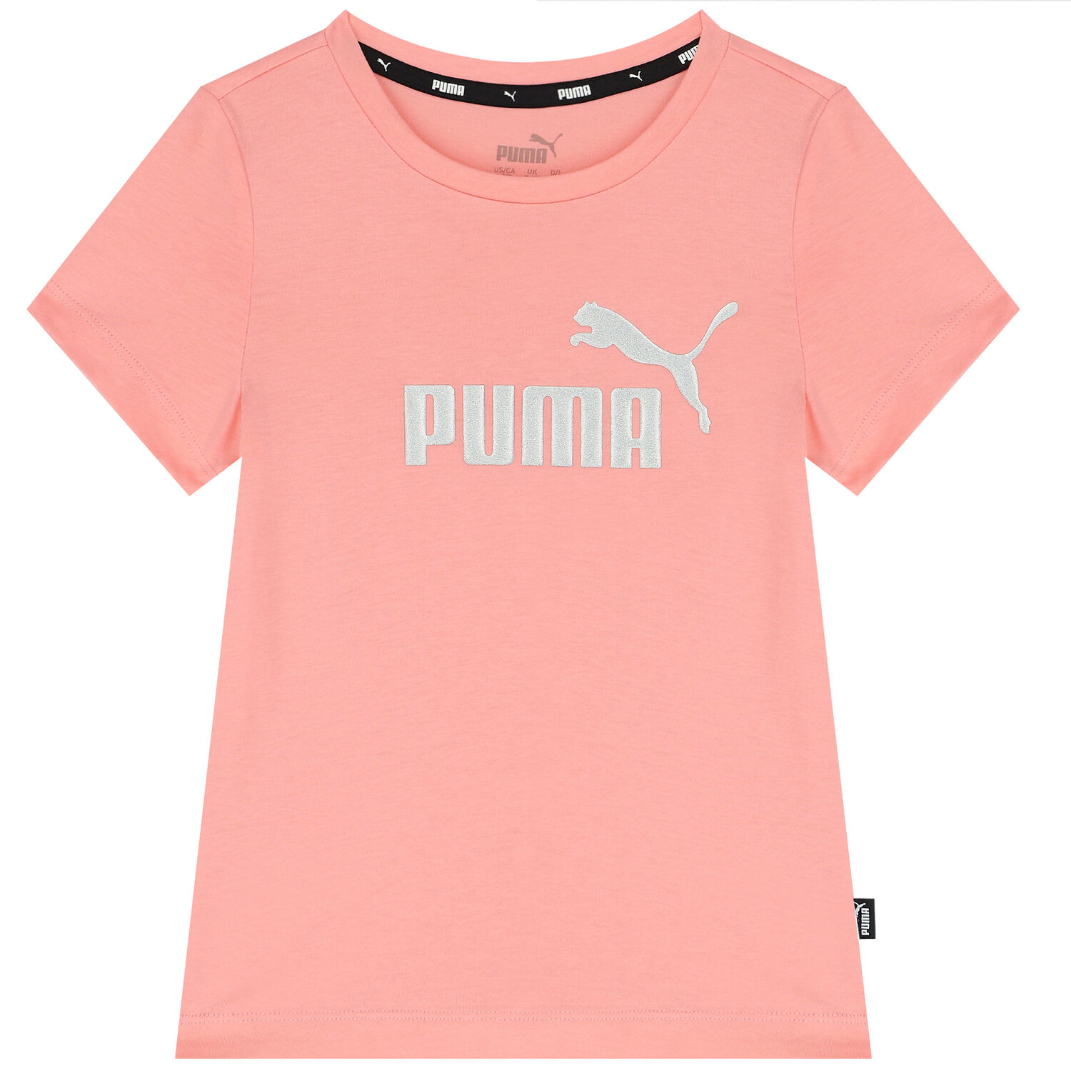 Girls Pink Logo T-Shirt, 2, hi-res image number null