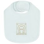 Baby Boys Blue Logo Bib, 2, hi-res