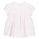 Baby Girls Pink Smocked Dress, 1, hi-res