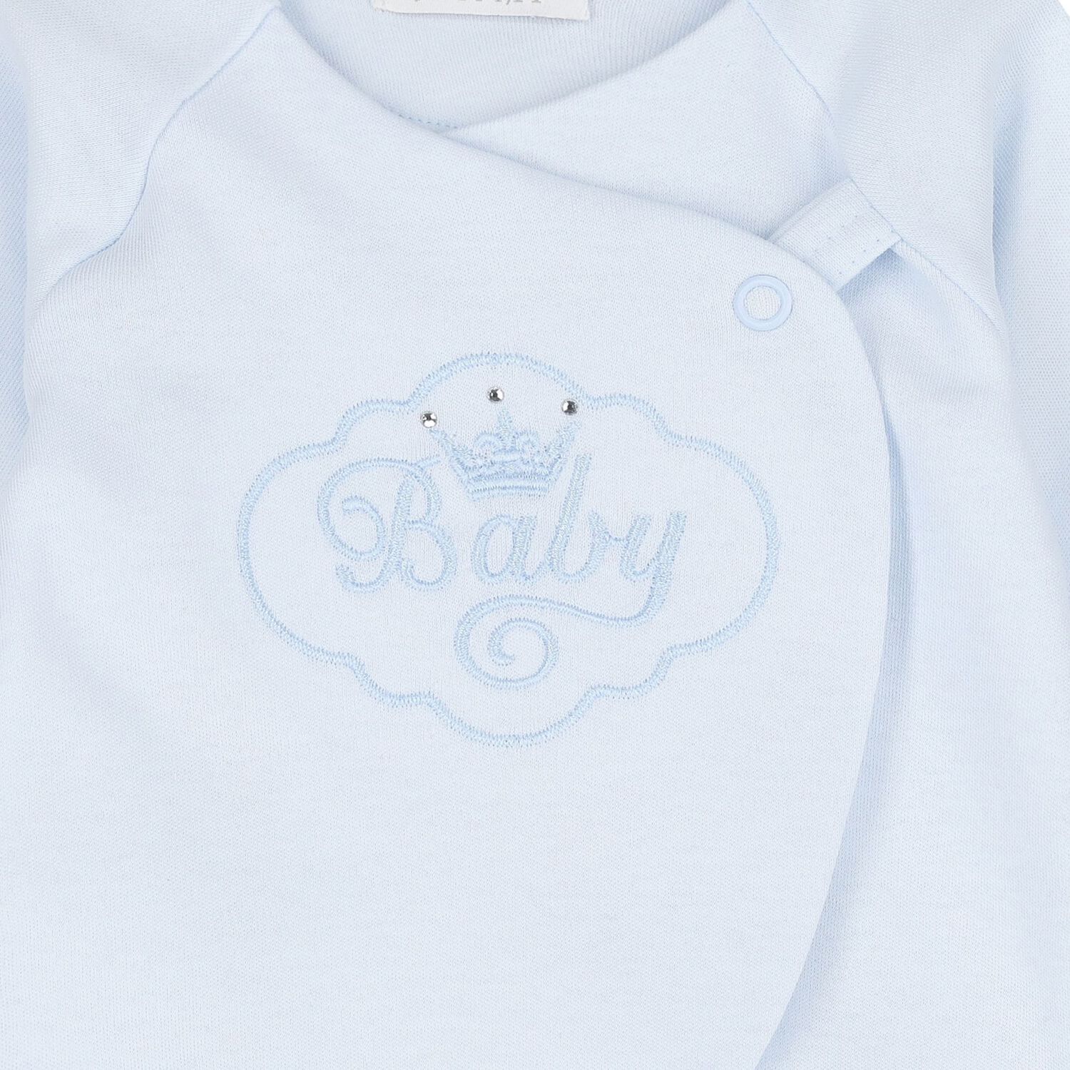 Baby Boys Blue Babygrow Gift Set, 1, hi-res