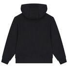 Black Tracksuit with Swoosh Logo, 1, hi-res