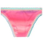 Girls Multi-Coloured Embroidered Bikini, 2, hi-res