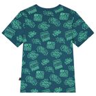 Boys Green Logo T-Shirt, 1, hi-res