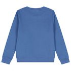 Boys Blue Logo Sweatshirt, 1, hi-res