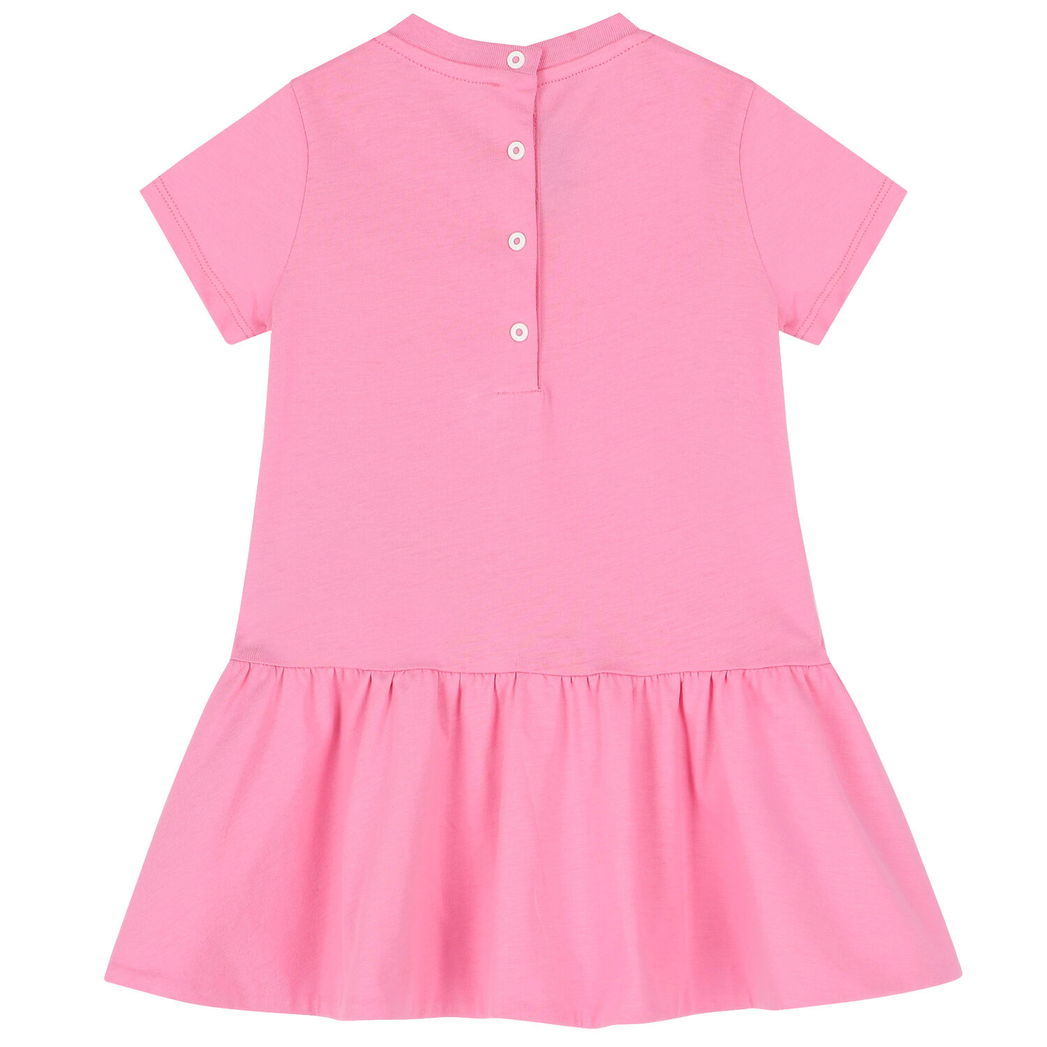 Younger Girls Pink Logo Dress, 1, hi-res image number null