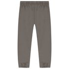 Beige Logo Joggers, 2, hi-res