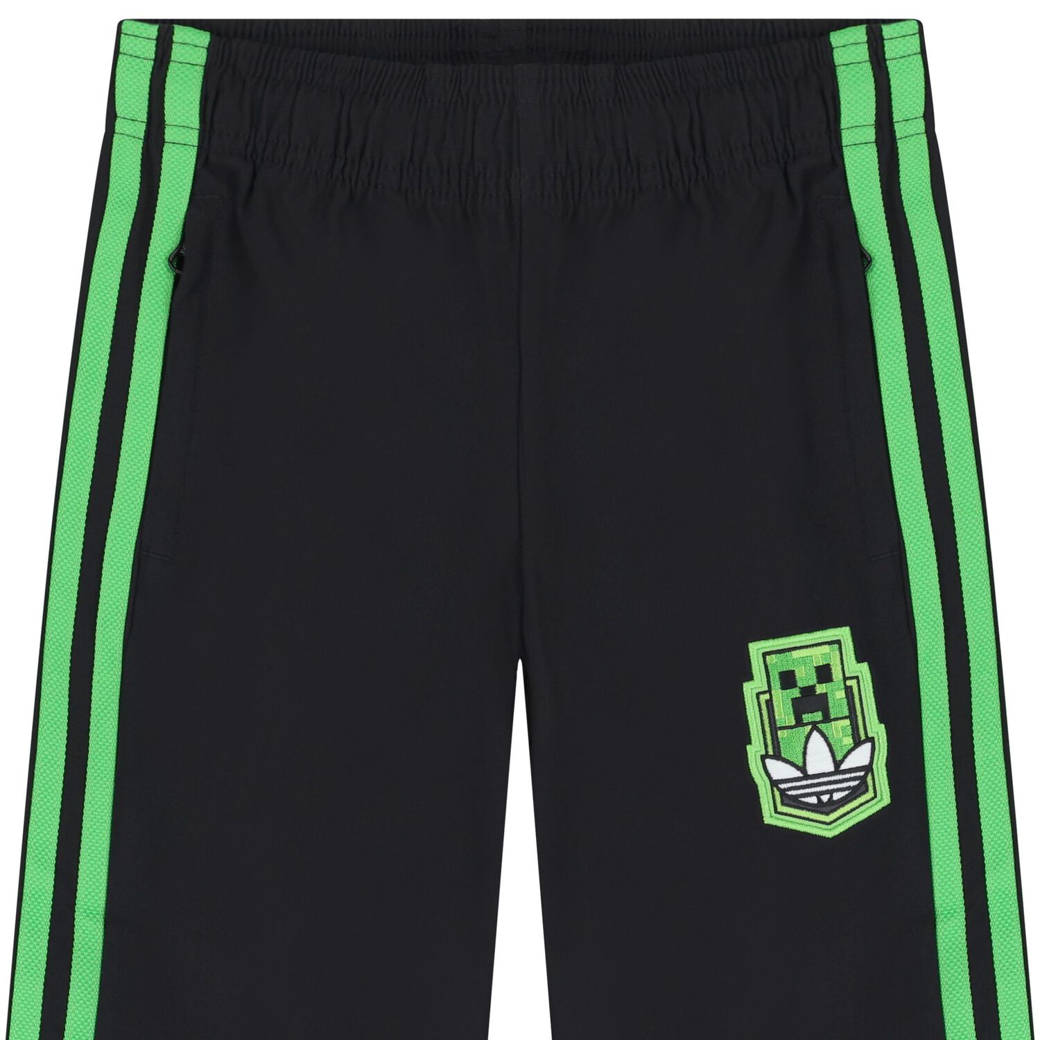 Boys Black & Green Minecraft Logo Tracksuit, 1, hi-res