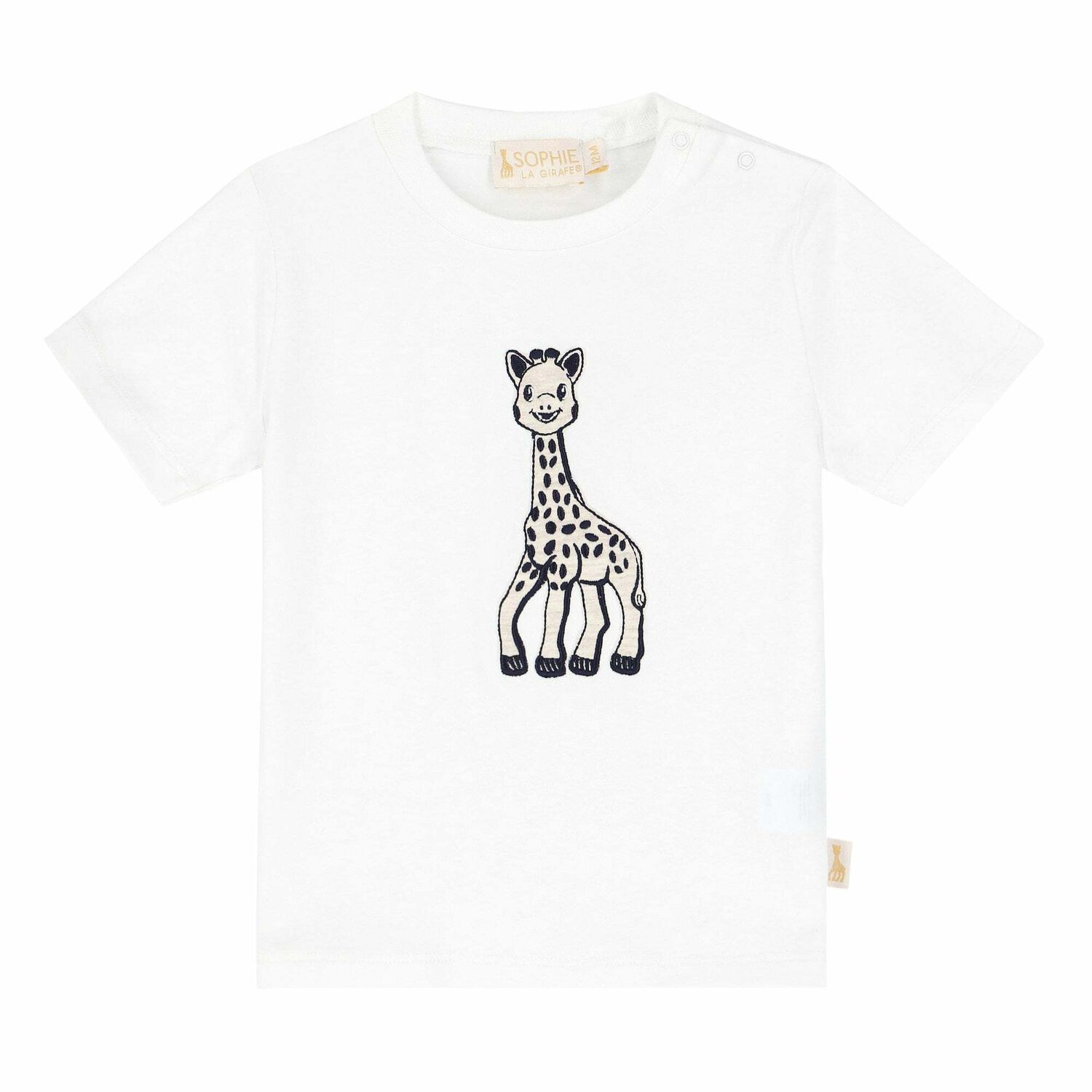 Baby Boys White Logo T-Shirt, 1, hi-res
