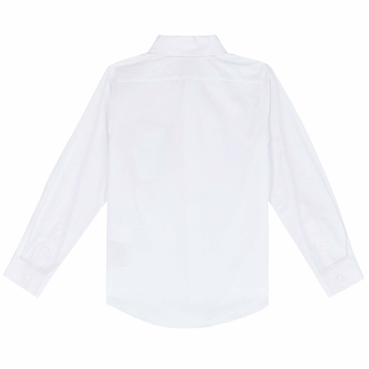 Boys White Cotton Shirt, 1, hi-res image number null