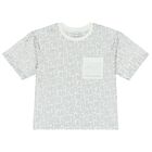 Ivory & Silver Logo T-Shirt, 1, hi-res