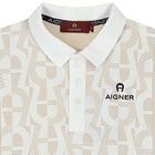 Boys Beige & White Logo Polo Shirt, 1, hi-res