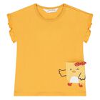 Baby Girls Yellow & White Shorts Set (4 Piece), 1, hi-res