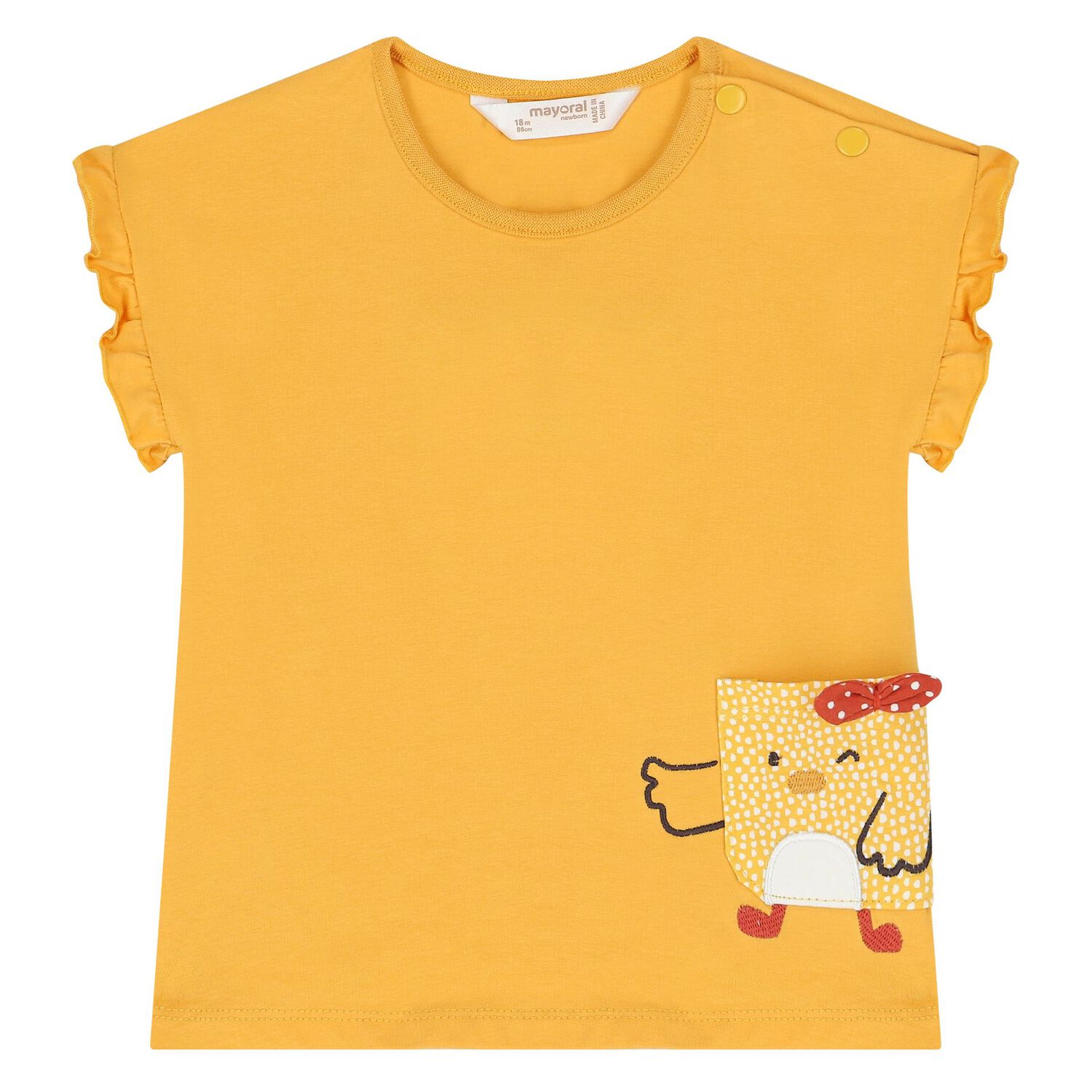 Baby Girls Yellow & White Shorts Set (4 Piece), 1, hi-res