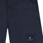 Boys Navy Blue Logo Shorts, 1, hi-res