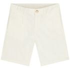 Boys Beige & Ivory Shorts Set, 2, hi-res