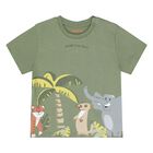 Younger Boys Green Jungle T-Shirt, 1, hi-res