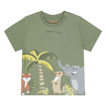 Younger Boys Green Jungle T-Shirt