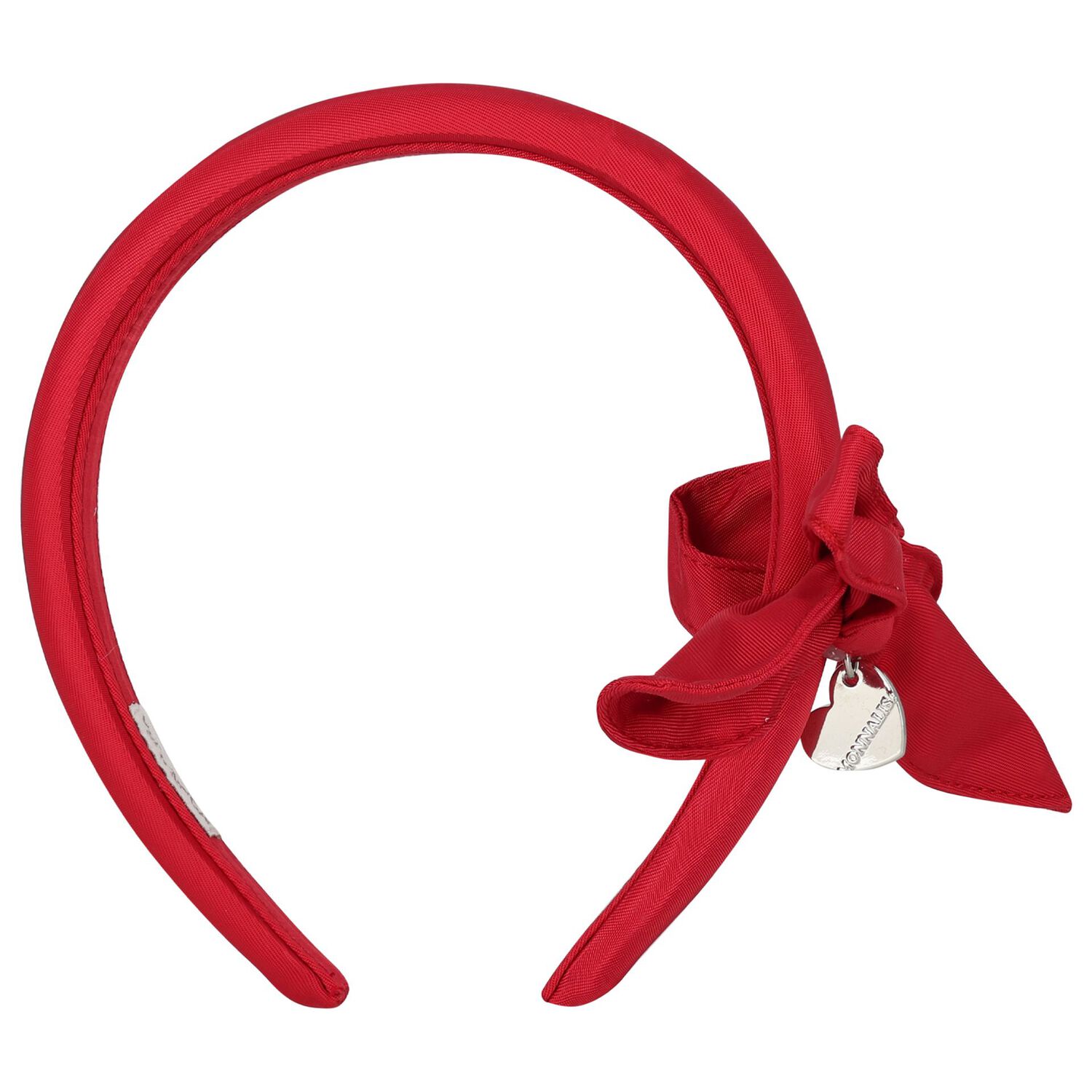 Girls Red Bow Headband, 1, hi-res