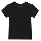 Girls Black Choupette Logo T-Shirt, 1, hi-res