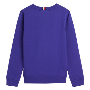 Boys Blue Logo Sweatshirt