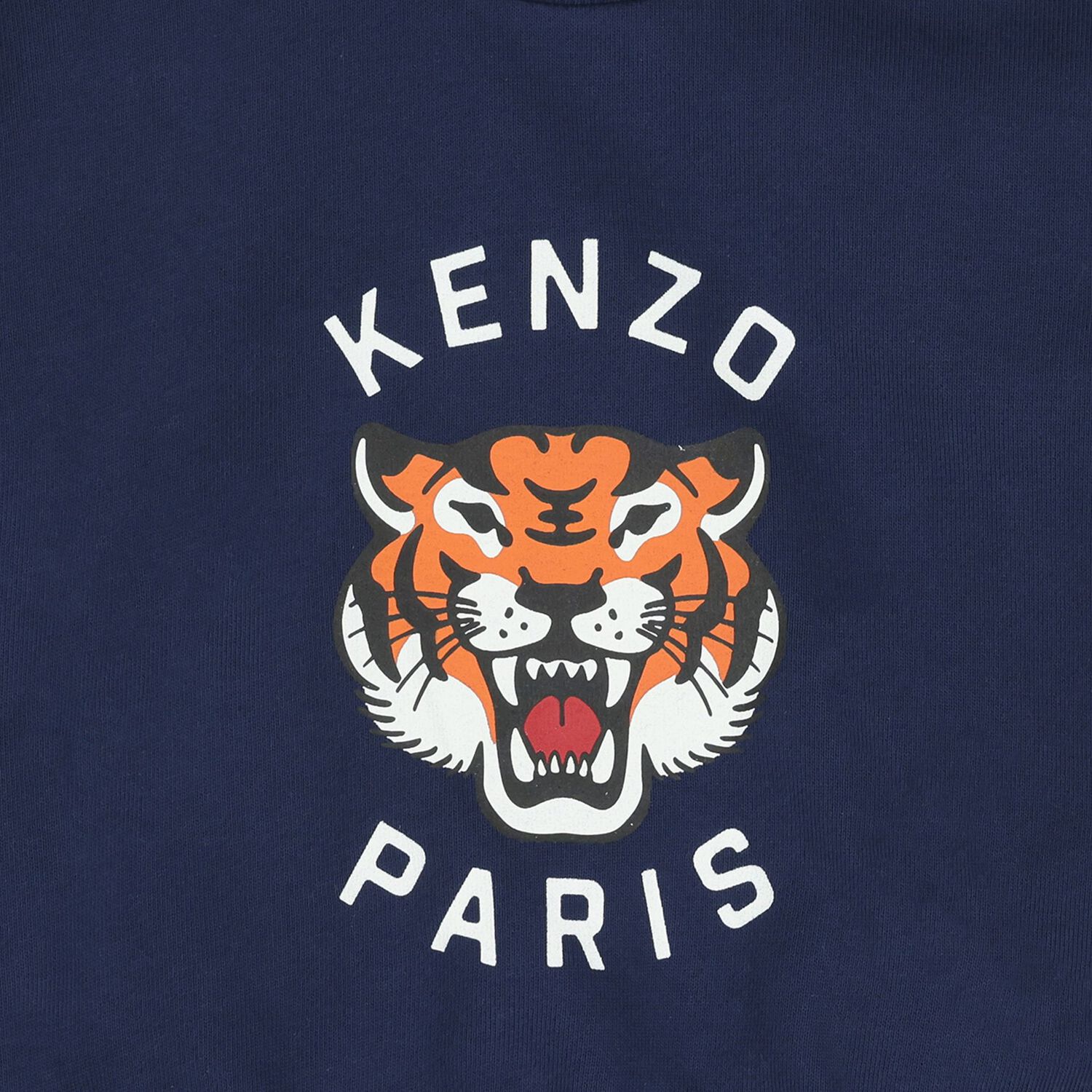 Younger Boys Navy Blue Tiger Logo Tracksuit, 1, hi-res