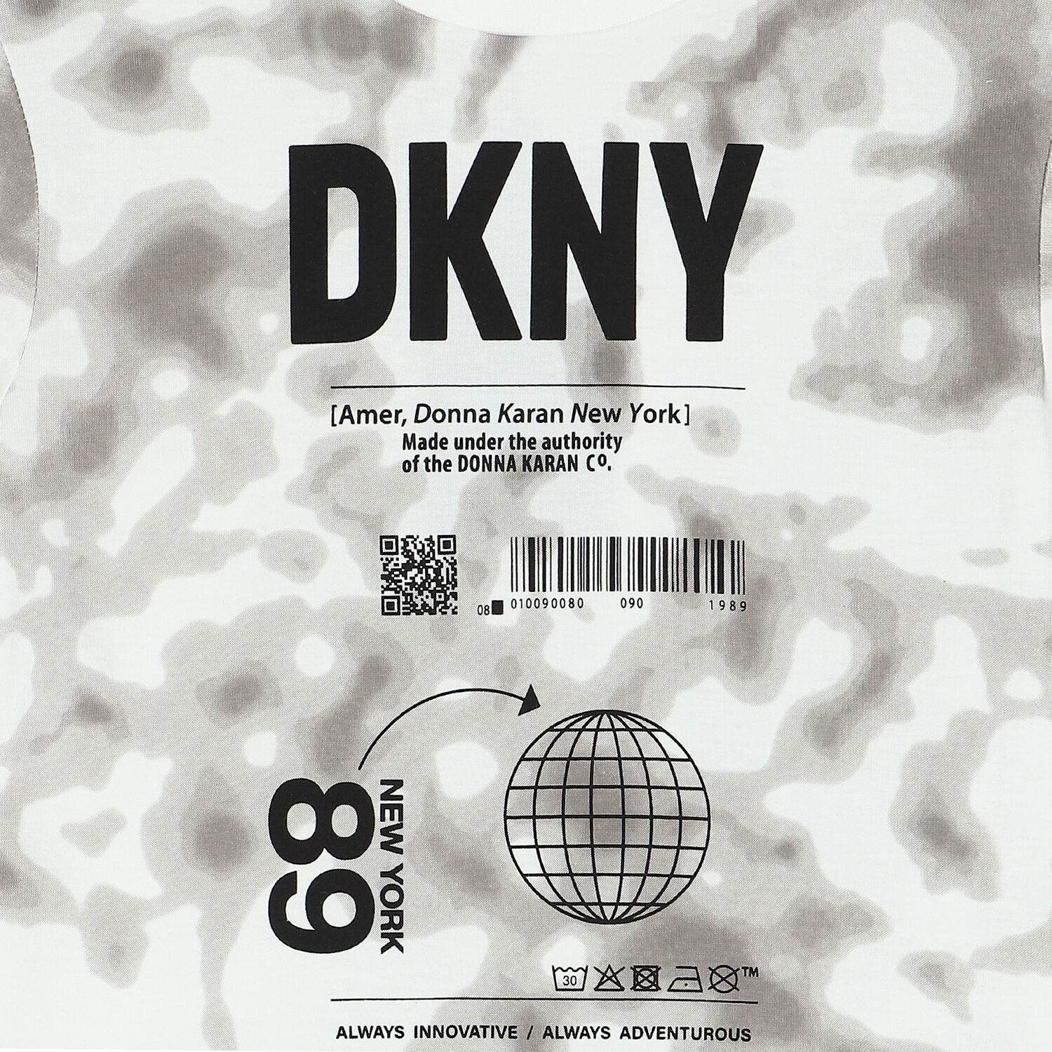 White & Grey Logo T-Shirt, 1, hi-res