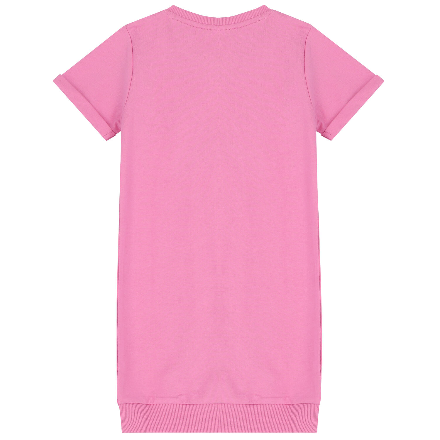 Girls Pink Logo Dress, 2, hi-res