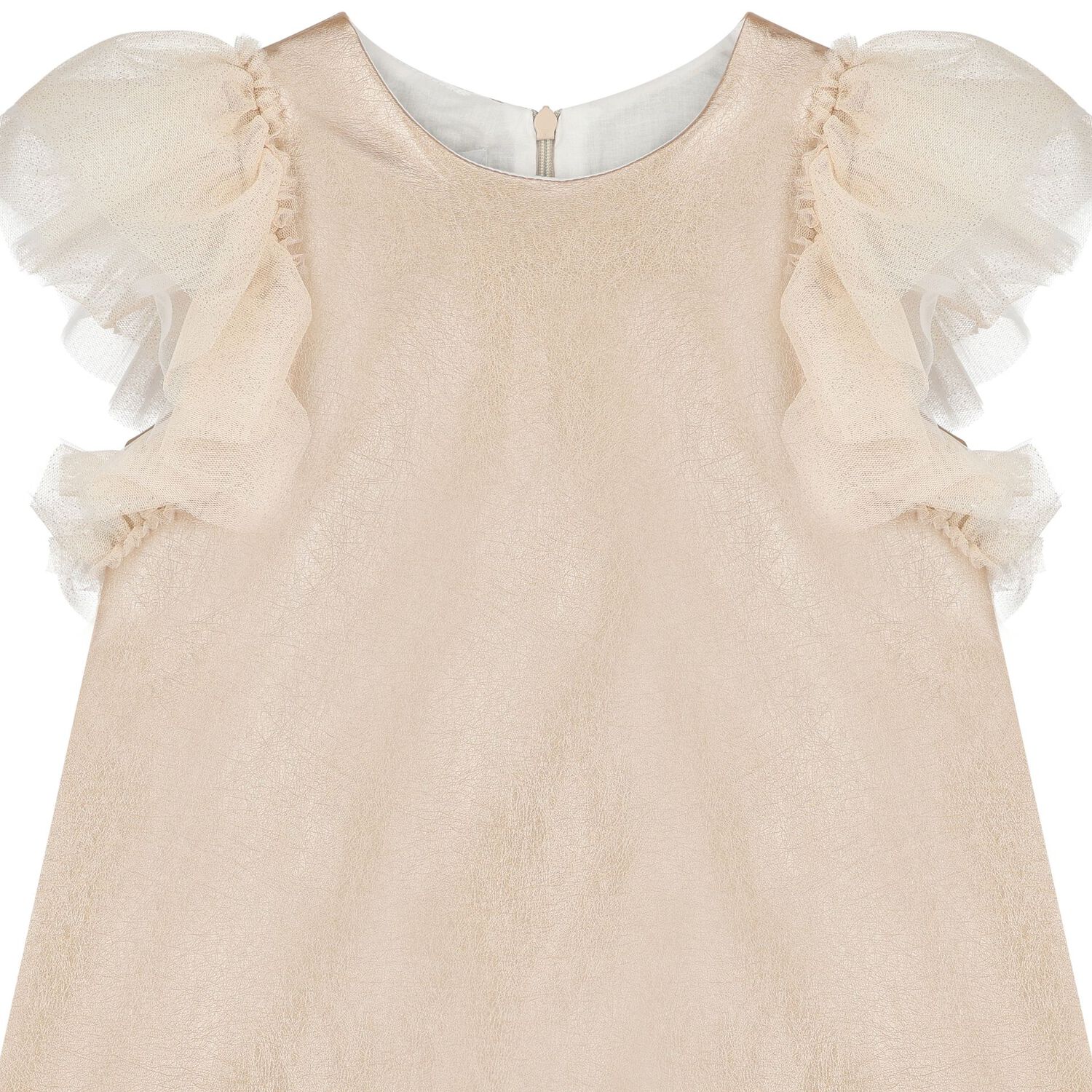 Girls Metallic Gold Dress, 1, hi-res image number null