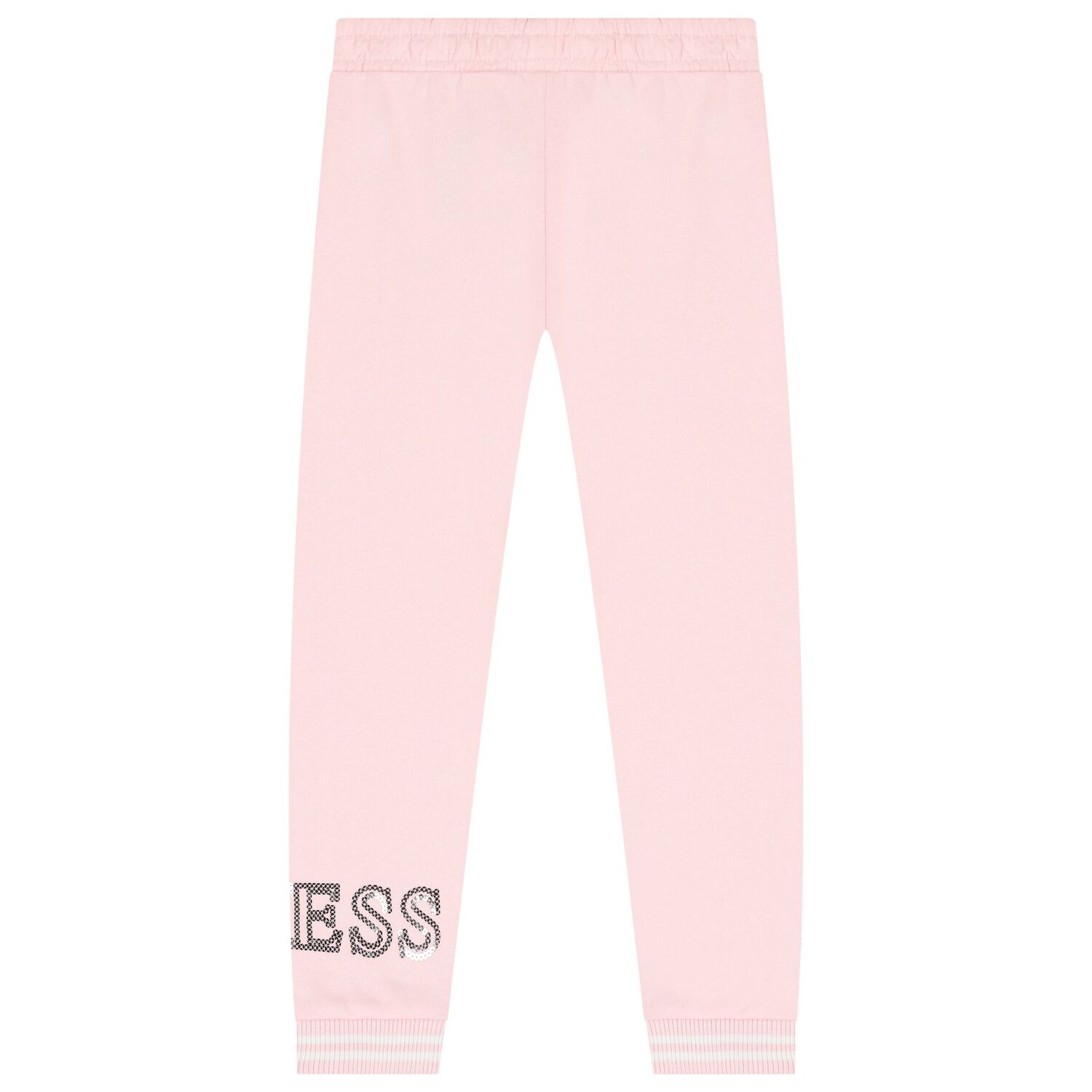 Girls Pink Logo Sequin Tracksuit, 1, hi-res image number null