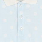 Baby Boys White & Blue Logo Babygrow Gift Set, 1, hi-res