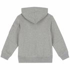 Boys Grey Logo Hooded Top, 1, hi-res