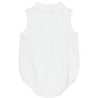 Baby Girls White Bodysuit & Headband Set, 1, hi-res