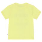 Younger Boys Yellow Logo T-Shirt, 2, hi-res