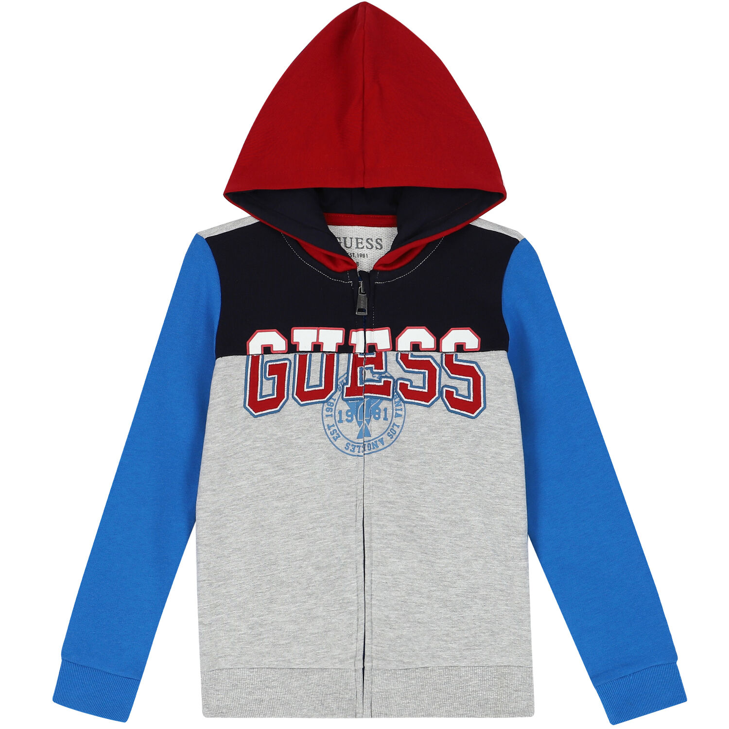 Boys Grey Logo Tracksuit, 1, hi-res image number null