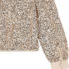 Girls Gold Sequin Skirt Set, 2, hi-res