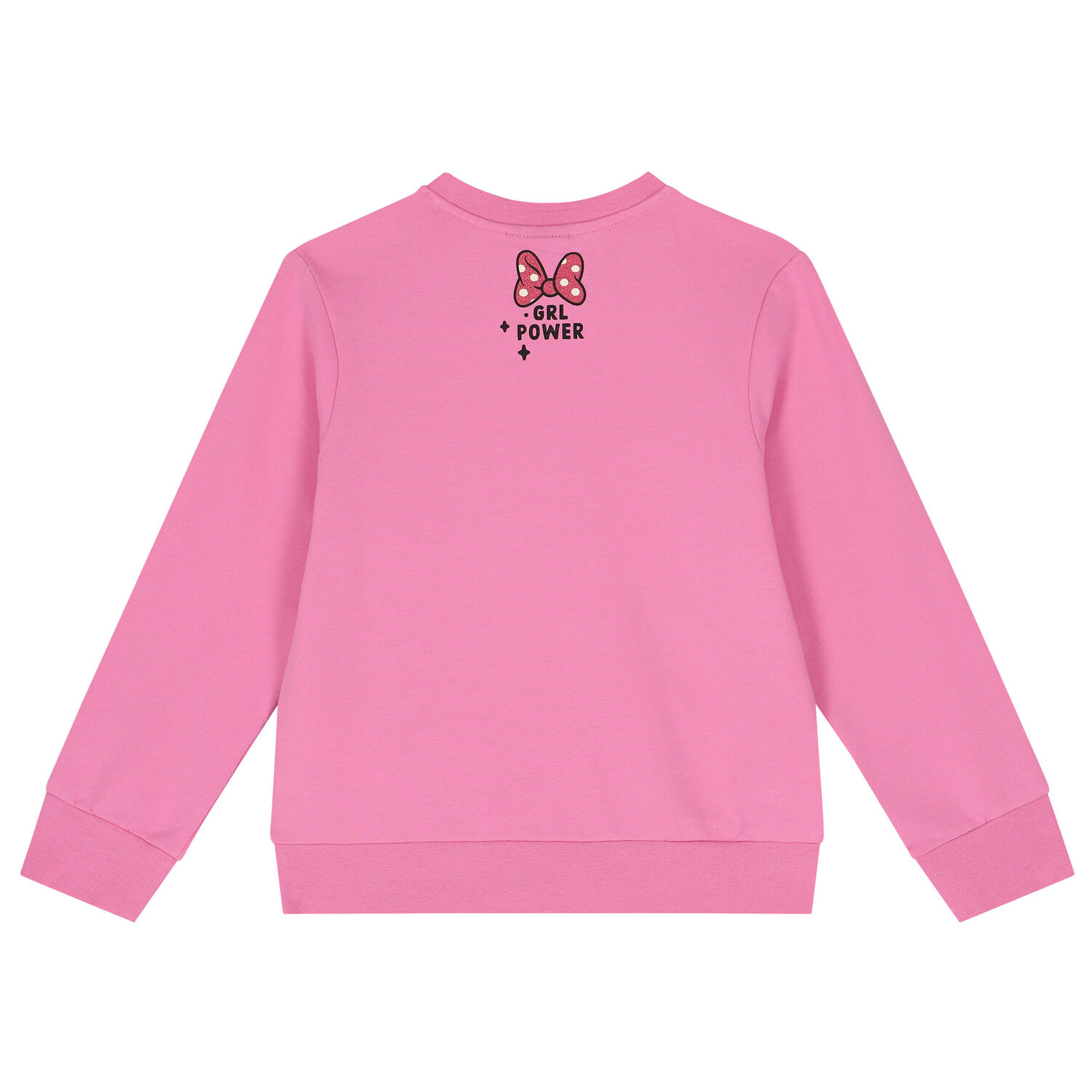 Girls Pink Minnie Mouse Sweatshirt, 1, hi-res