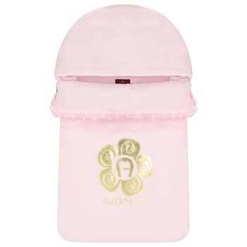 Baby Girls Pink & Gold Logo Nest