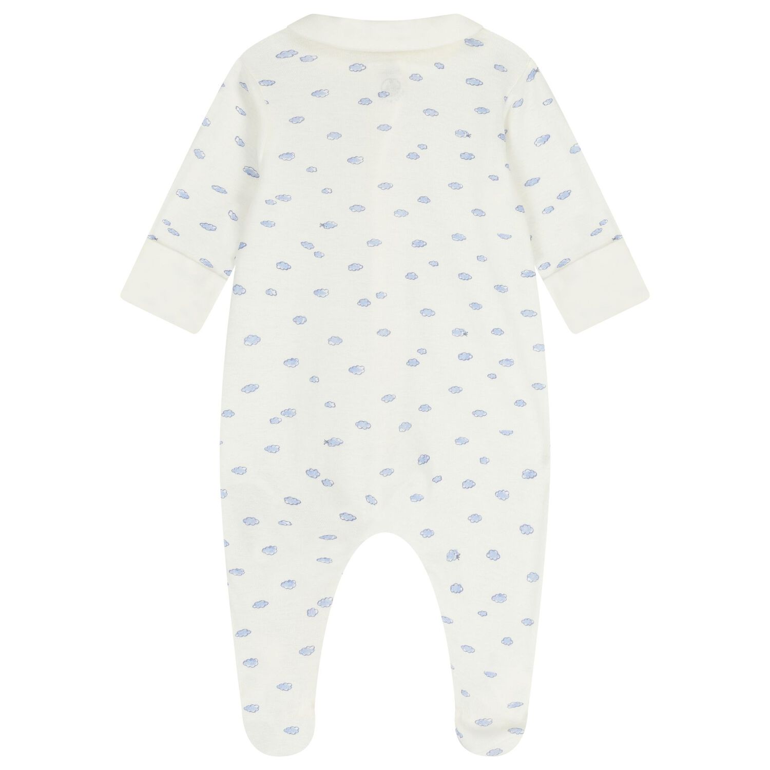 Baby Boys Ivory Cloud Babygrow, 1, hi-res